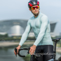 Protezione solare della maglia per ciclismo a manica lunga per uomini